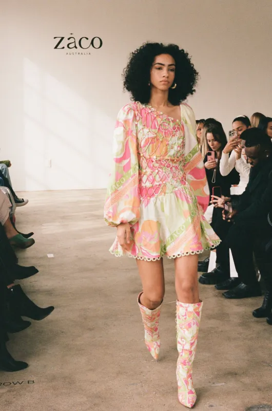 SAMPLE-Allegra Lace Up Dress - Calista Spring sold by Sabo Skirt