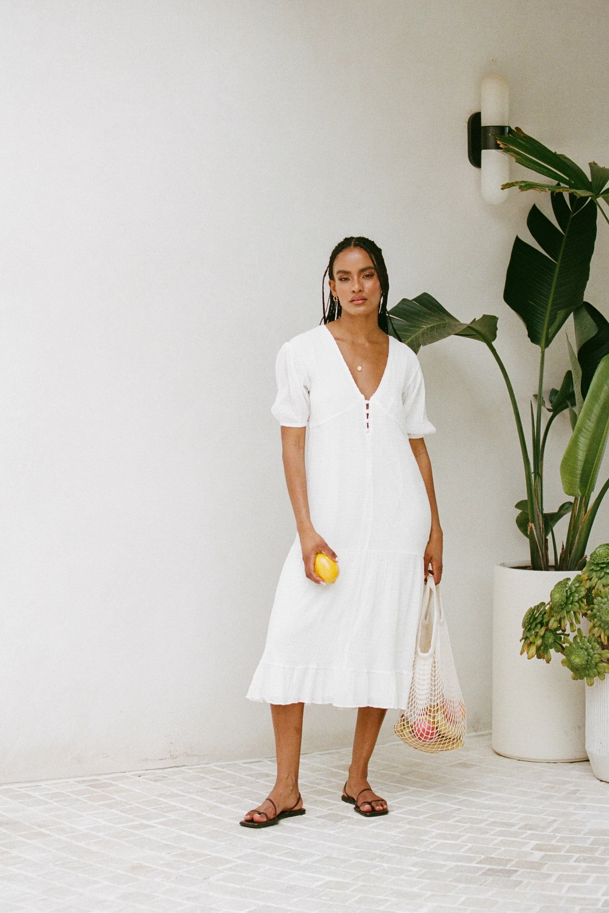 Vittoria Dress - White sold by Sabo Skirt product image thumbnail 2