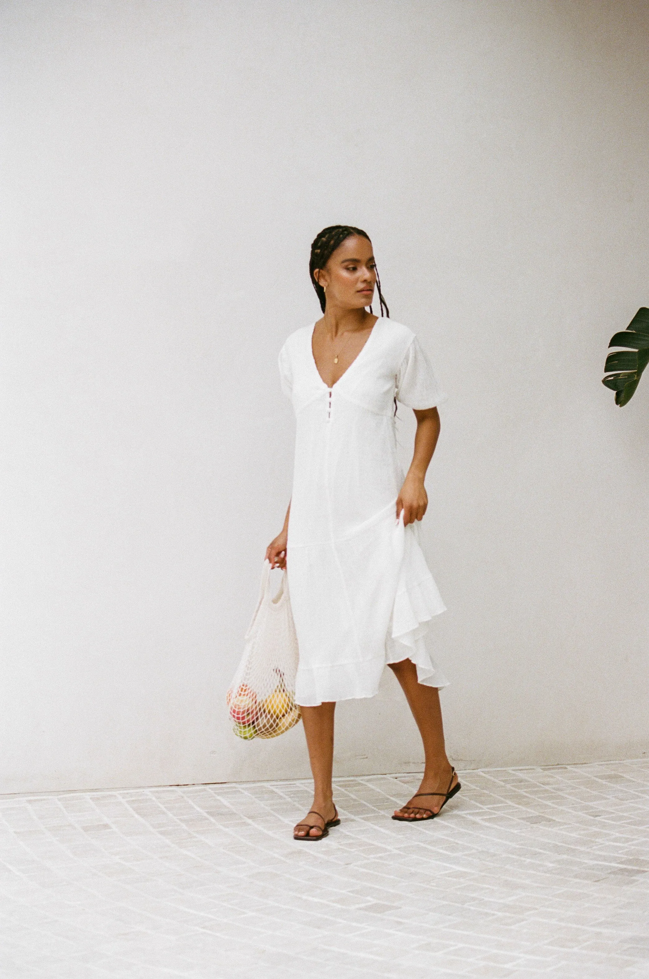Vittoria Dress - White sold by Sabo Skirt product image thumbnail 3