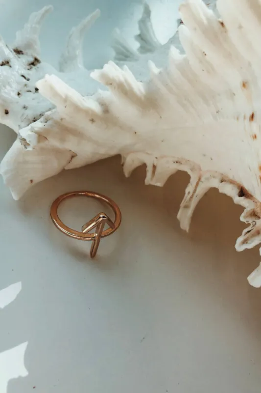 Bow And Arrow Ring made by Sabo Skirt