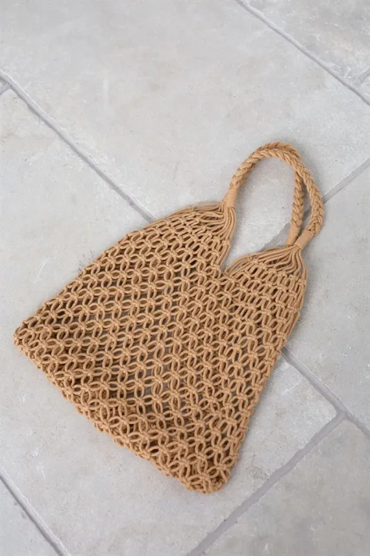 Market Tote - Tan sold by Sabo Skirt