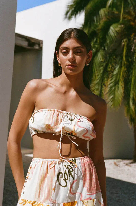 Aviva Top - Amalfi Aperol sold by Sabo Skirt