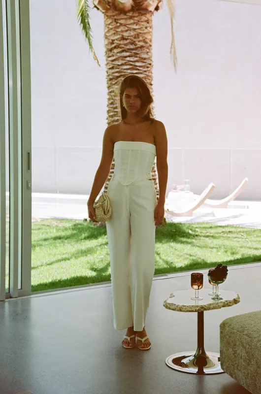 Isabela Pants - White sold by Sabo Skirt