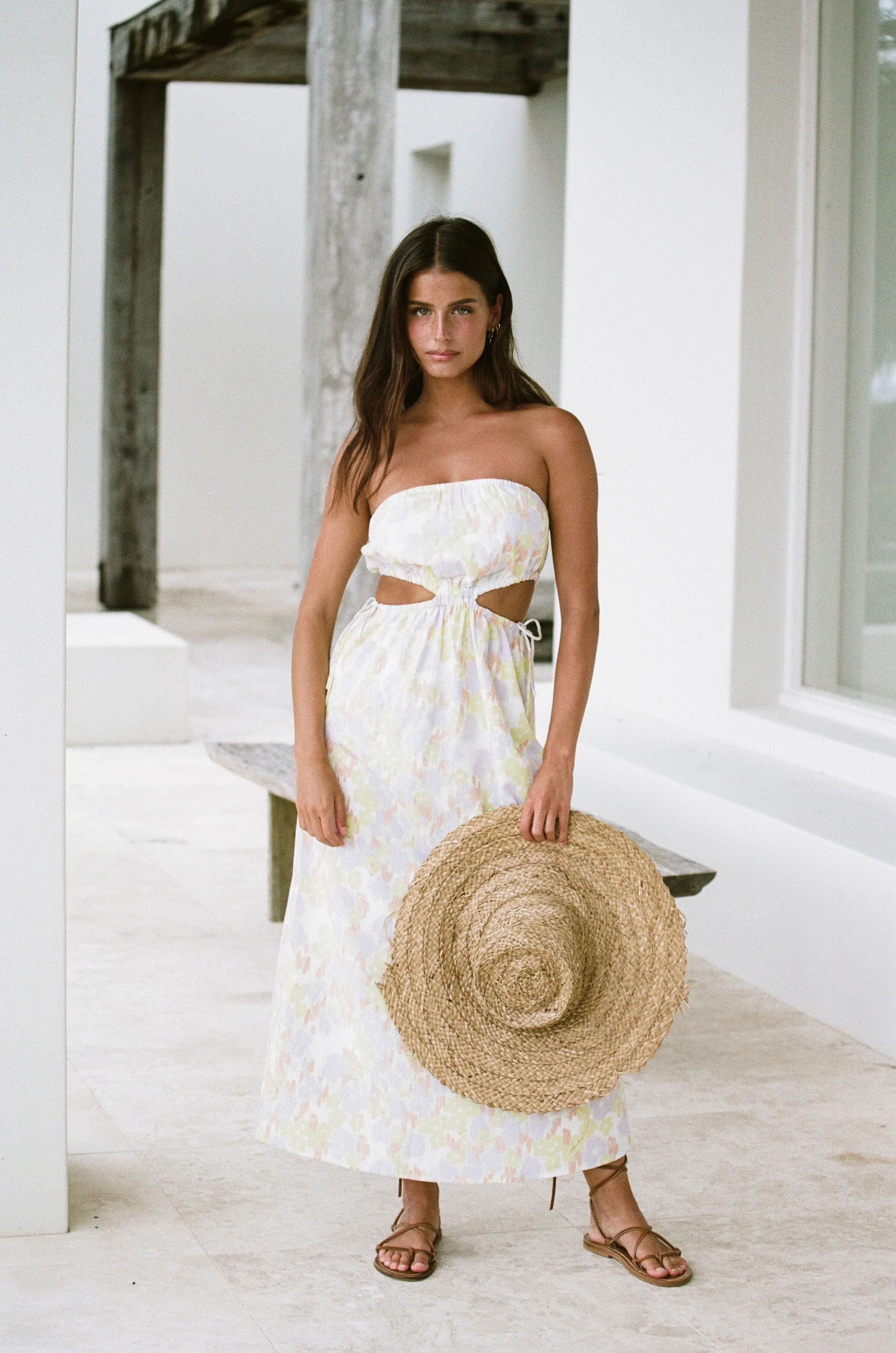 Vella Cutout Midi Dress sold by Sabo Skirt