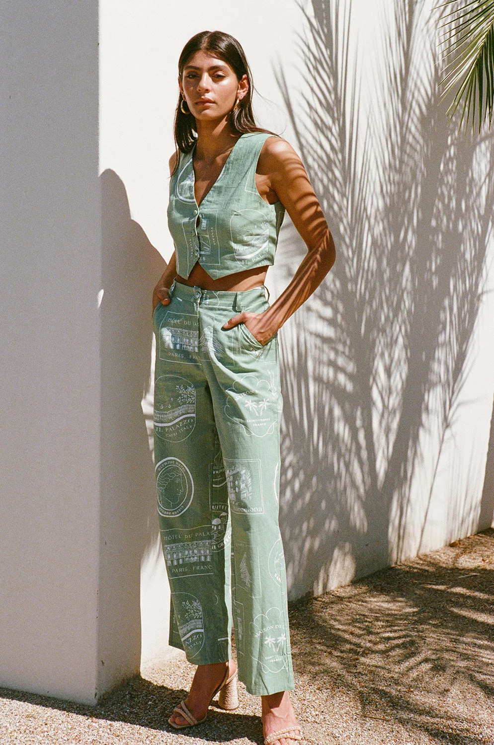 Montana Top - Luggage Labels sold by Sabo Skirt product image thumbnail 4