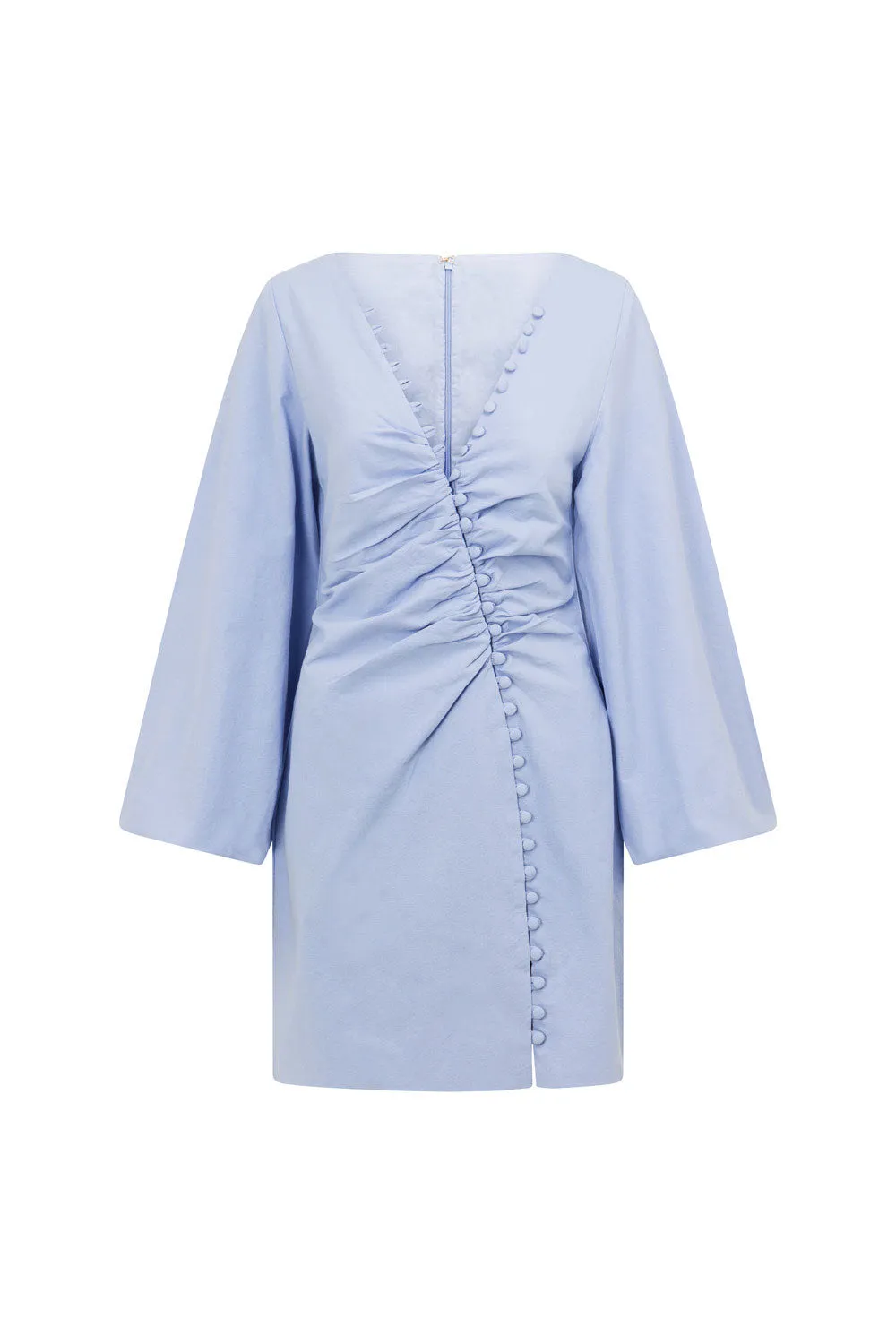Minna Button Dress - Periwinkle sold by Sabo Skirt product image thumbnail 5