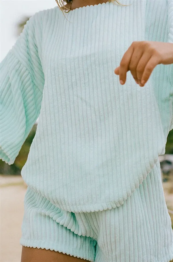 Wanderer Tee - Blue Minky sold by Sabo Skirt product image thumbnail 3