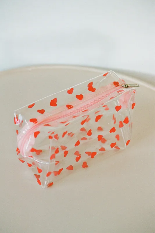Heart Cosmetics Bag sold by Sabo Skirt