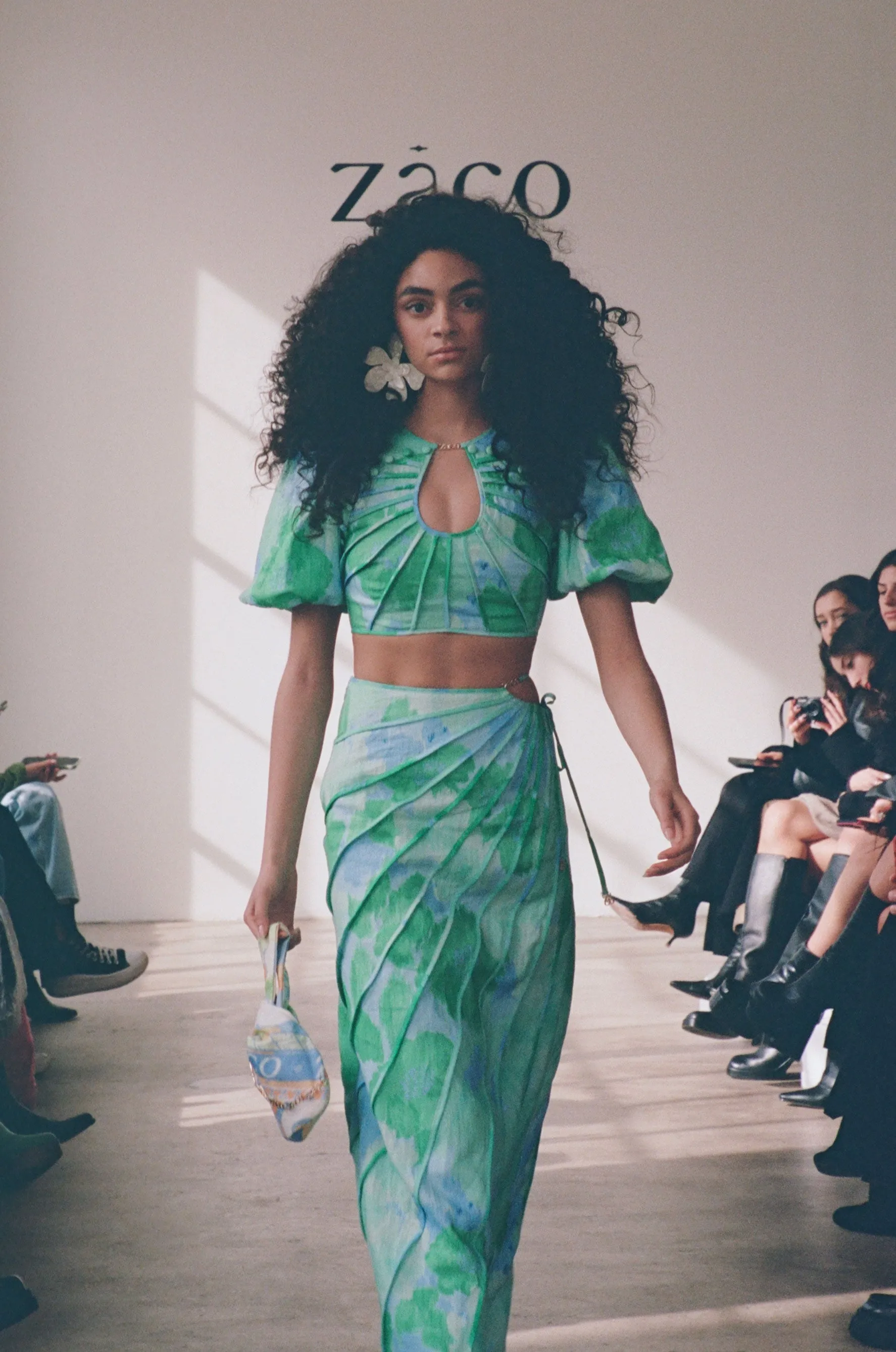 Nalani Top - Blue Gerbera sold by Sabo Skirt product image thumbnail 5