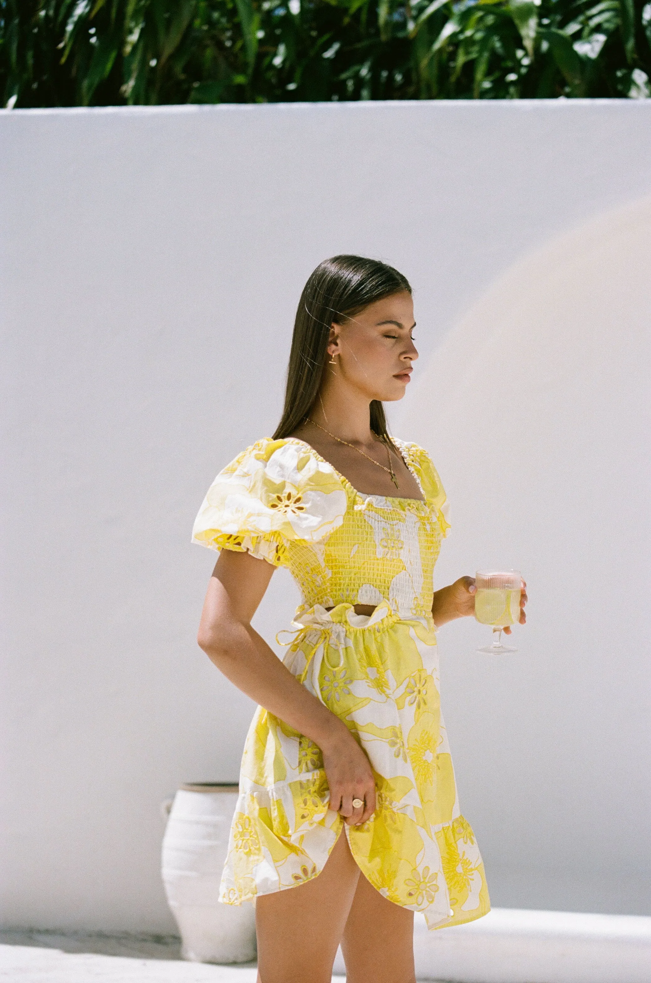 SAMPLE-Mariz Shirred Dress sold by Sabo Skirt product image thumbnail 4