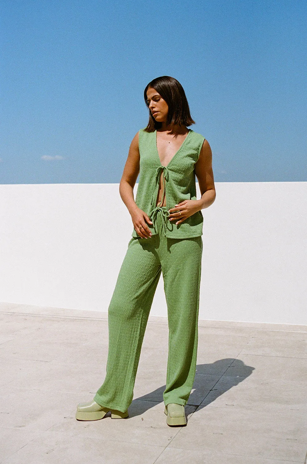 Marina Pants - Green sold by Sabo Skirt product image thumbnail 2