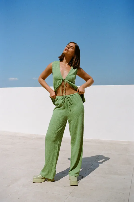 Marina Pants - Green sold by Sabo Skirt