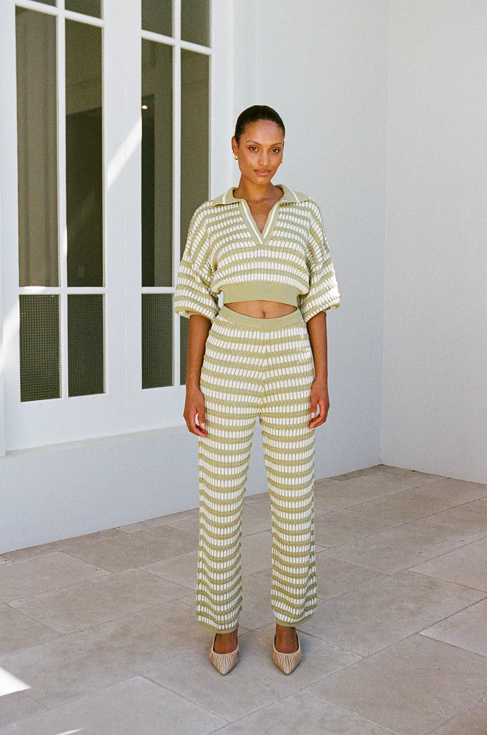 SAMPLE-Keyana Knit Pants sold by Sabo Skirt