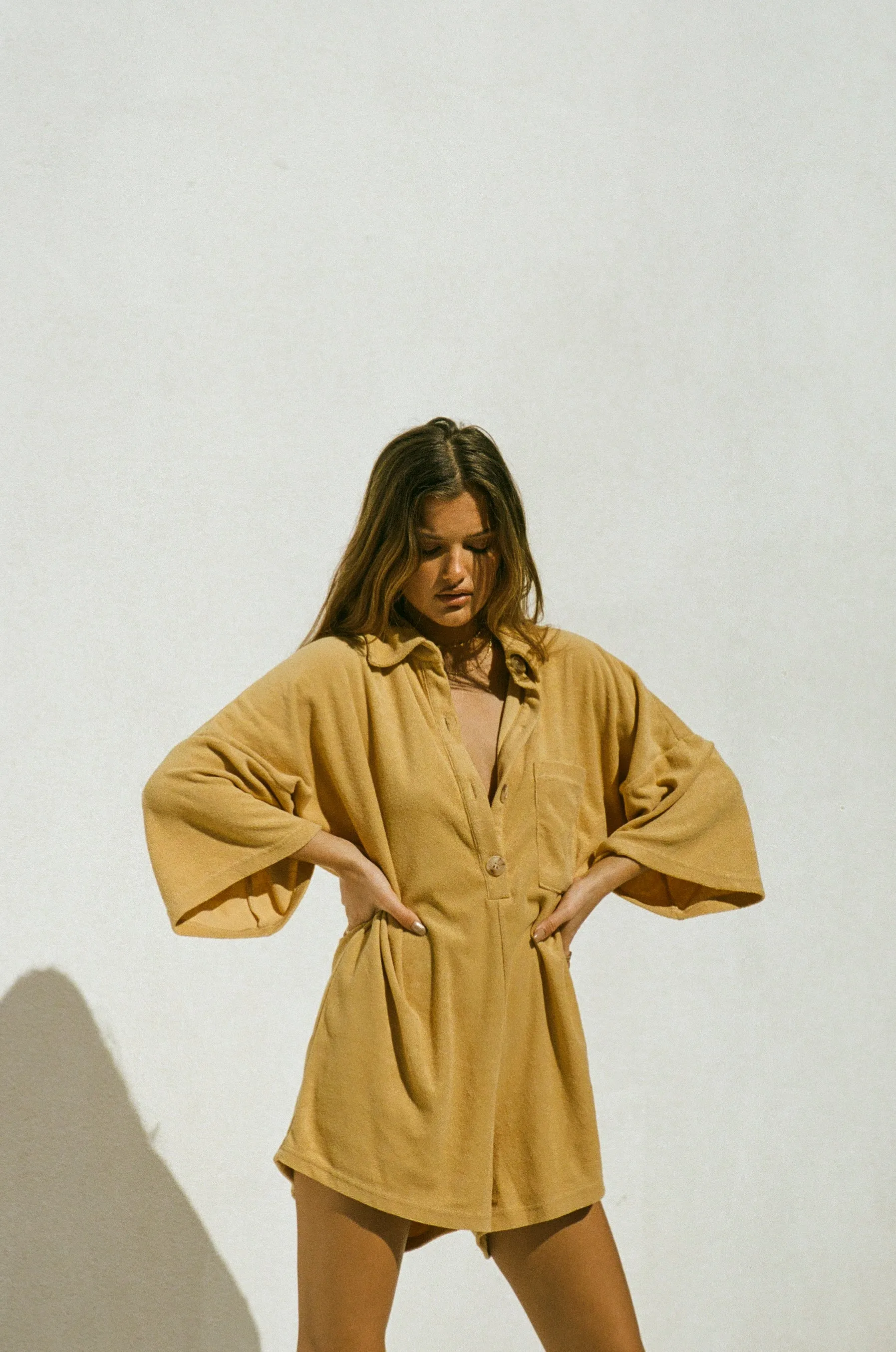 Milena Playsuit - Toffee sold by Sabo Skirt