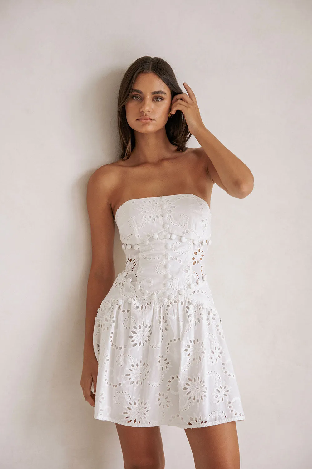 Palermo Button Dress sold by Sabo Skirt