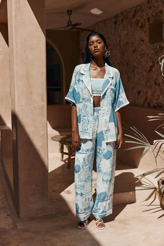 Kelia Pants - Vaso Blu sold by Sabo Skirt