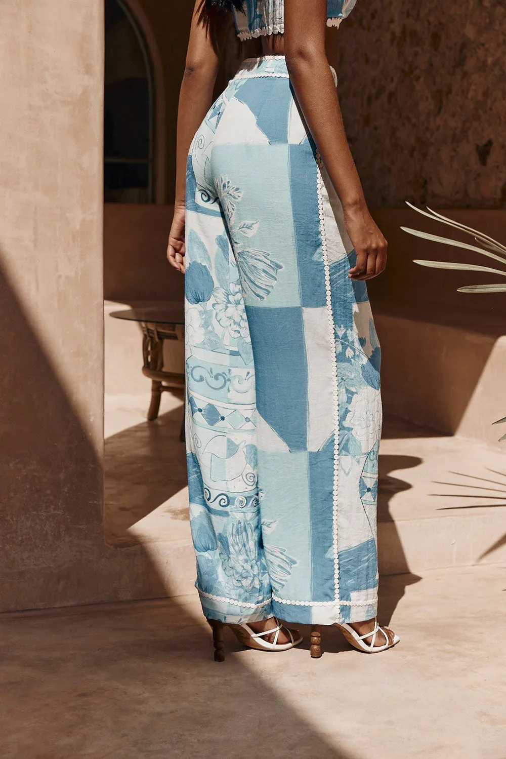 Kelia Pants - Vaso Blu sold by Sabo Skirt product image thumbnail 3