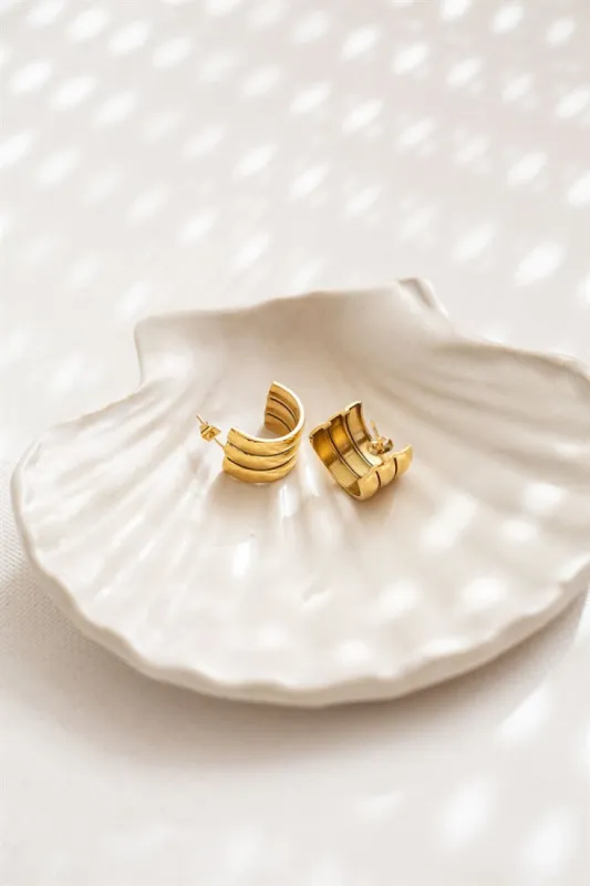Veronika Earrings made by Sabo Skirt
