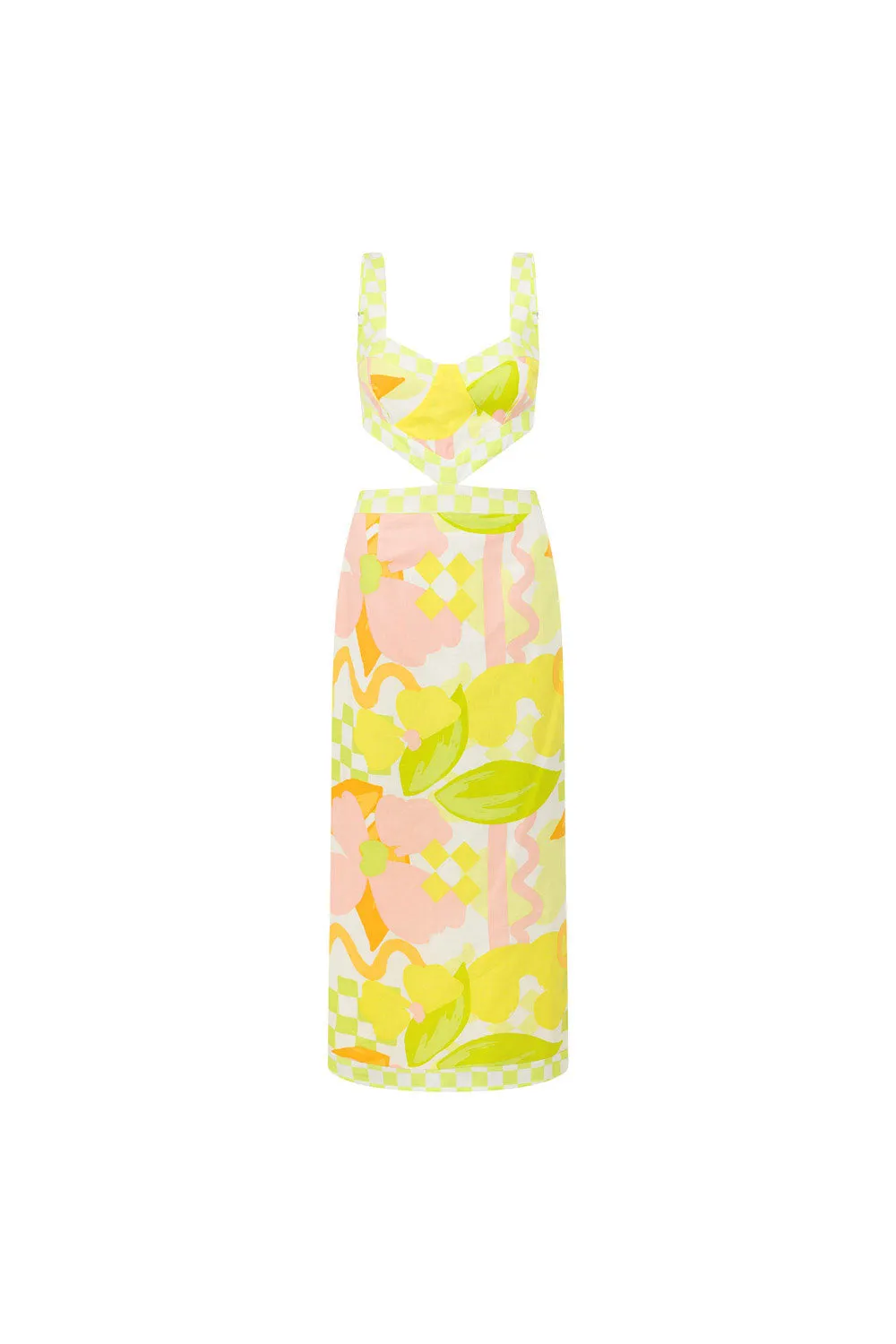 Everett Dress - Checker Floral sold by Sabo Skirt product image thumbnail 4