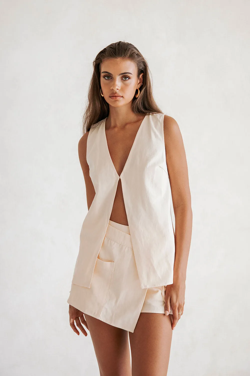 Loralei Top - Peach sold by Sabo Skirt