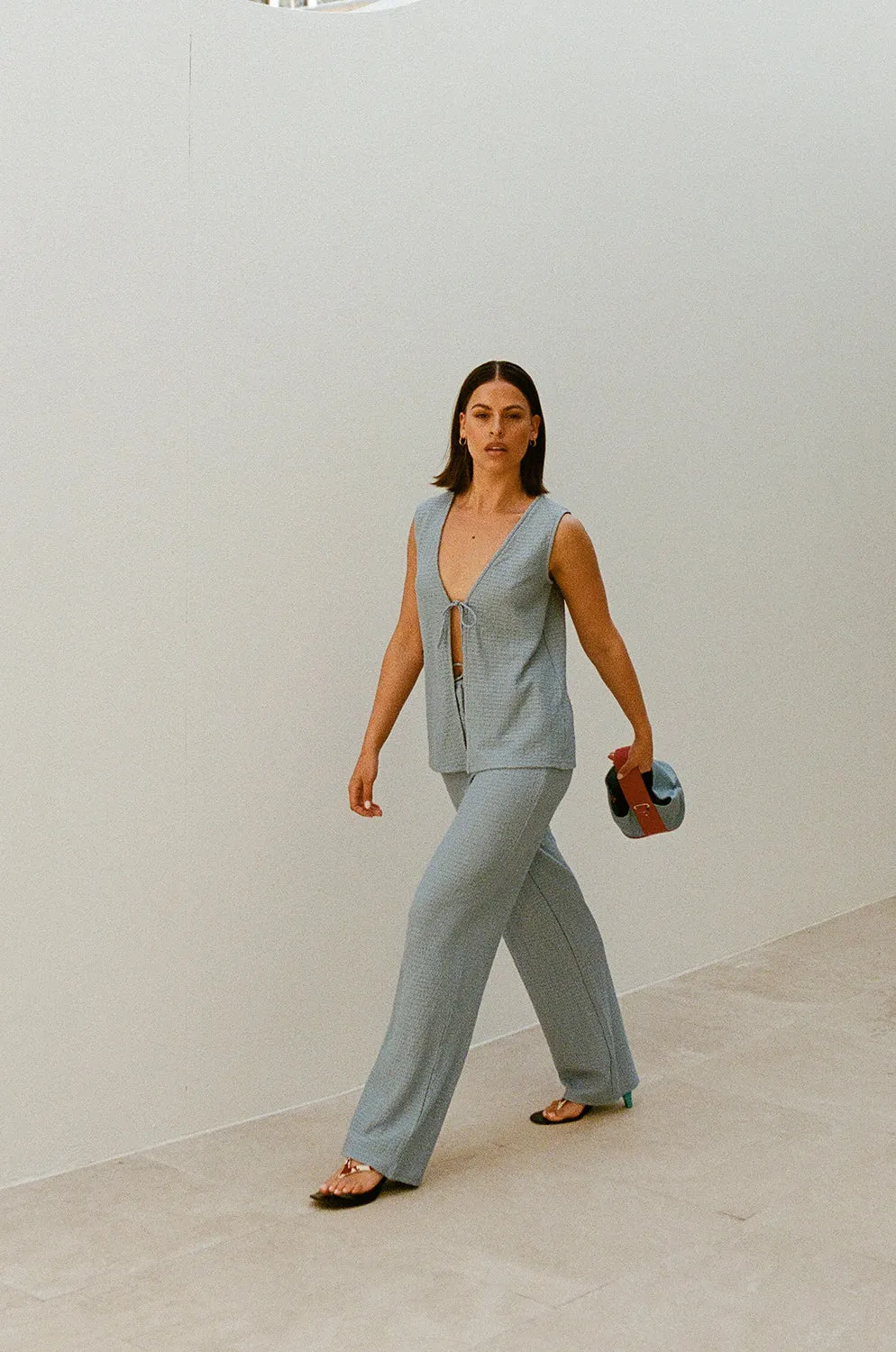 Marina Pants - Blue sold by Sabo Skirt product image thumbnail 4