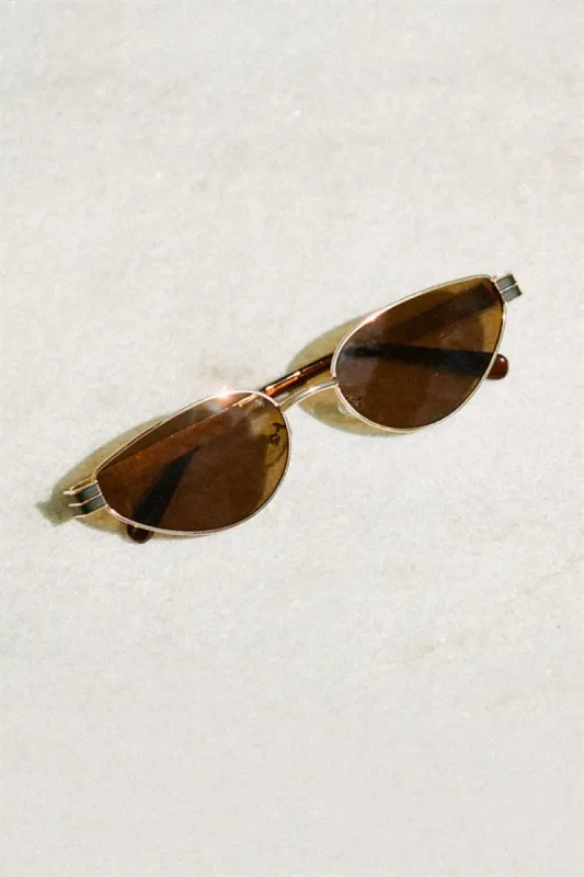 Heidi Sunglasses - Brown sold by Sabo Skirt