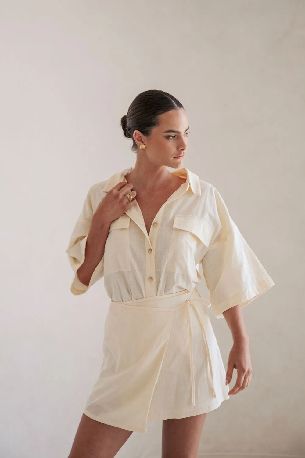 Nari Skirt - Butter sold by Sabo Skirt