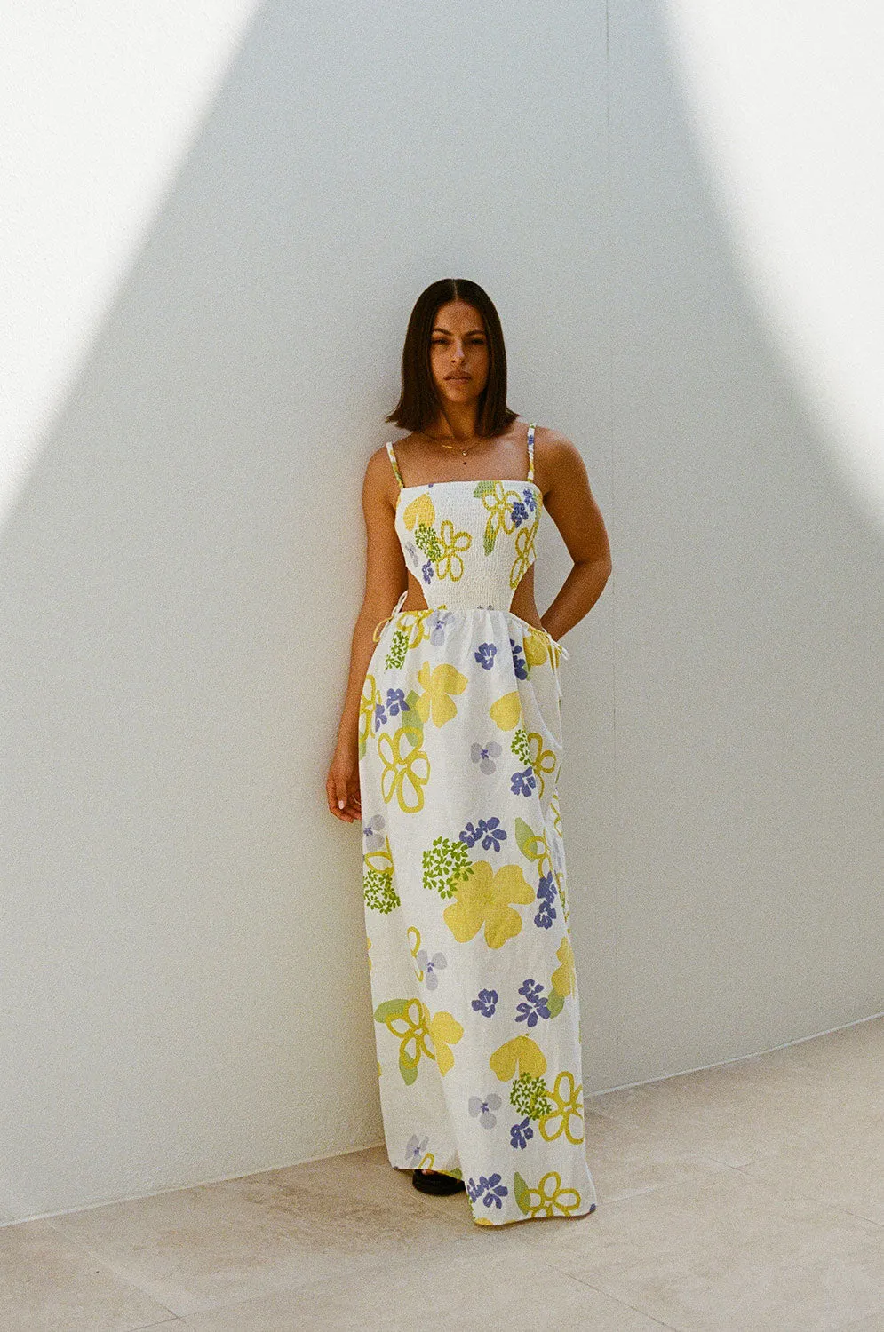 Backless Axelle Dress - Doe Coastal Green sold by Sabo Skirt product image thumbnail 4