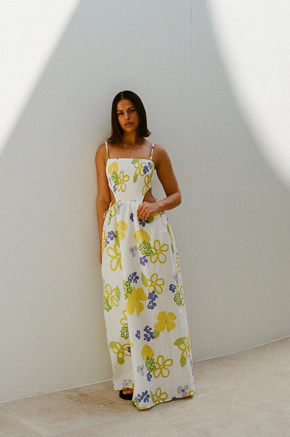 Backless Axelle Dress - Doe Coastal Green sold by Sabo Skirt product image thumbnail 2