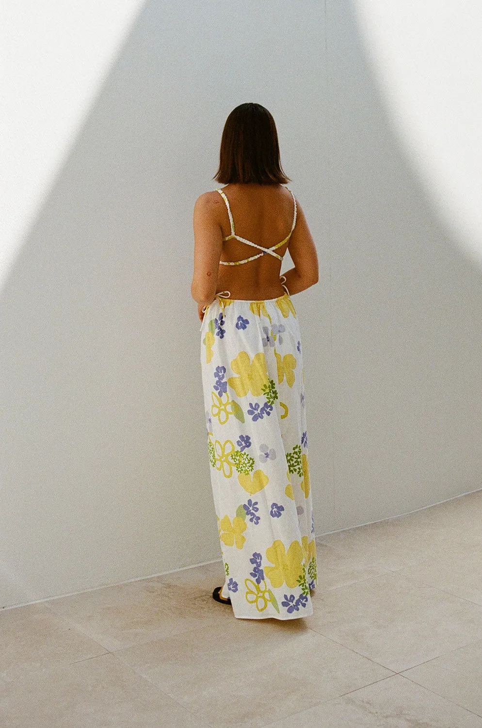 Backless Axelle Dress - Doe Coastal Green sold by Sabo Skirt product image thumbnail 5