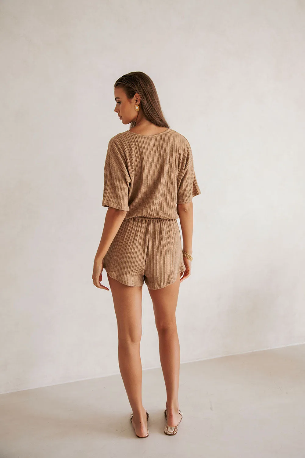 Juniper Playsuit - Biscotti sold by Sabo Skirt product image thumbnail 5