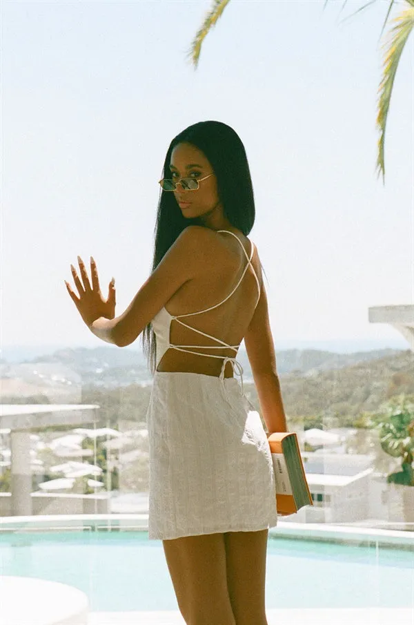 SAMPLE-Backless River Dress sold by Sabo Skirt product image thumbnail 4