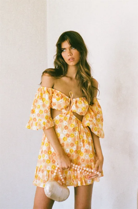 Toria Off Shoulder Dress sold by Sabo Skirt