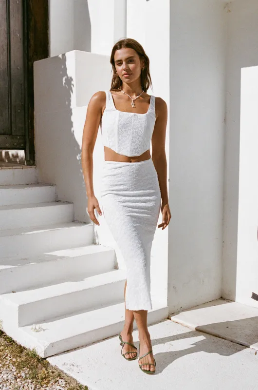 SAMPLE-Jhoselle Midi Skirt sold by Sabo Skirt