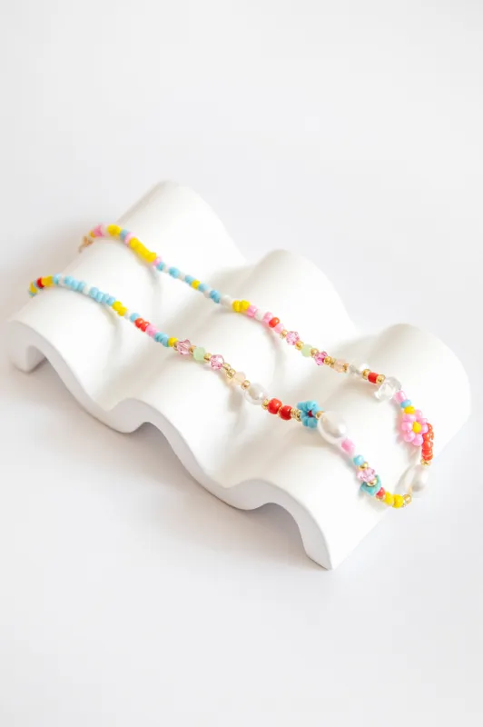 Tutti Beaded Necklace sold by Sabo Skirt