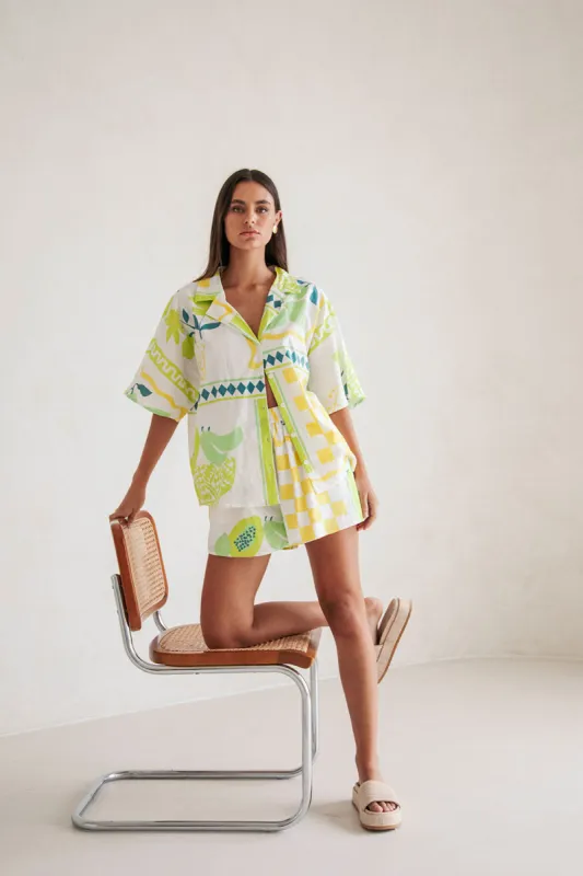 Seona Top - Prego Verde sold by Sabo Skirt