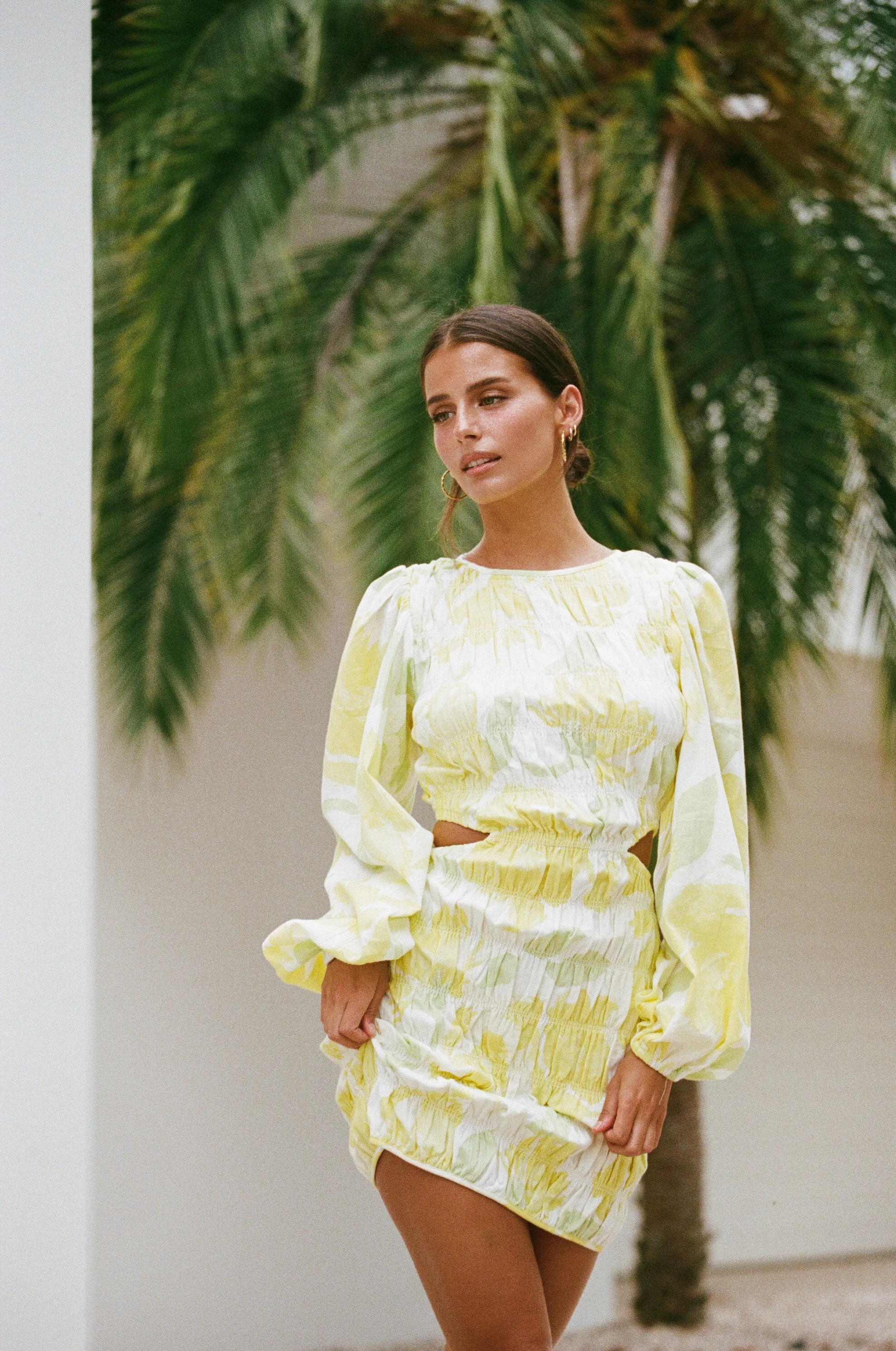 SAMPLE-Banks Shirred Dress - Solstice Floral sold by Sabo Skirt product image thumbnail 2