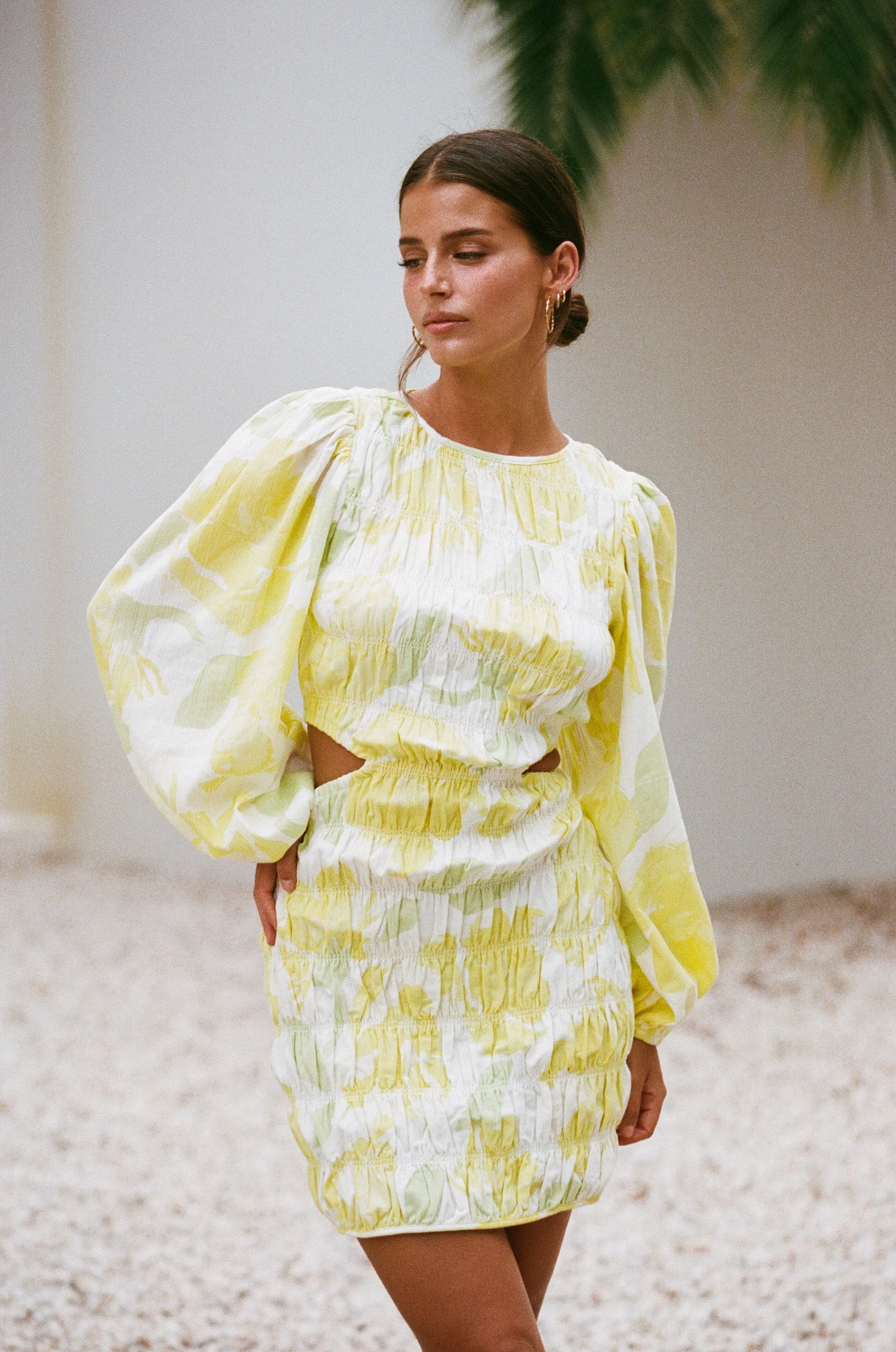 SAMPLE-Banks Shirred Dress - Solstice Floral sold by Sabo Skirt