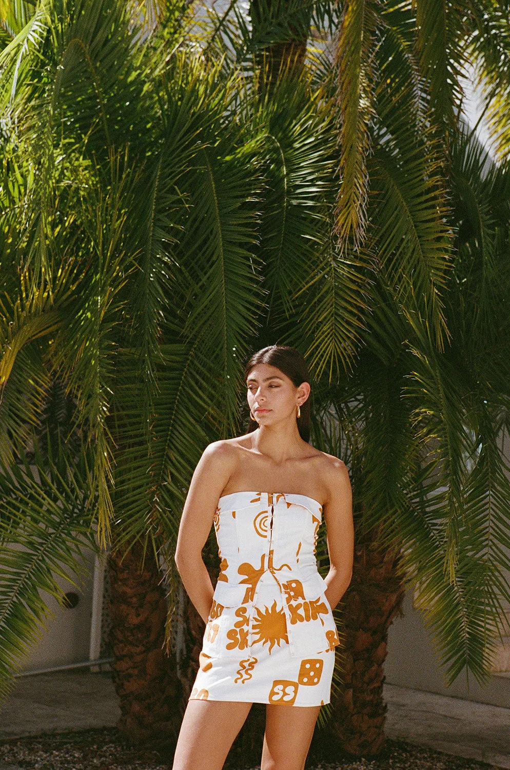 SAMPLE-Riri Top - Objects Cream sold by Sabo Skirt product image thumbnail 3