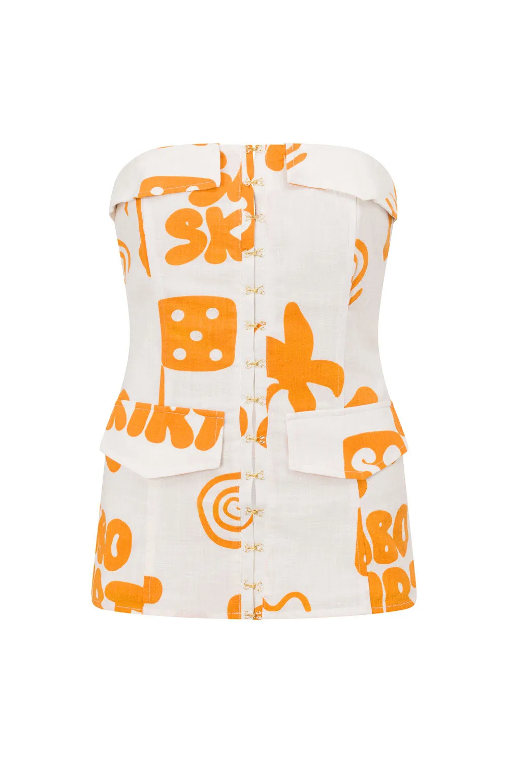 SAMPLE-Riri Top - Objects Cream sold by Sabo Skirt product image thumbnail 5