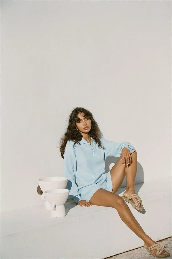 Jayla Playsuit - Blue sold by Sabo Skirt product image thumbnail 4