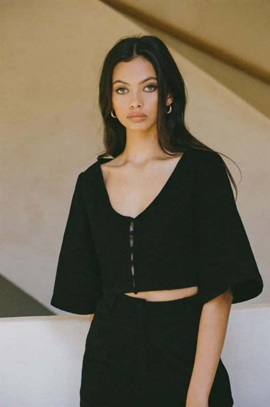 Keely Top - Black sold by Sabo Skirt