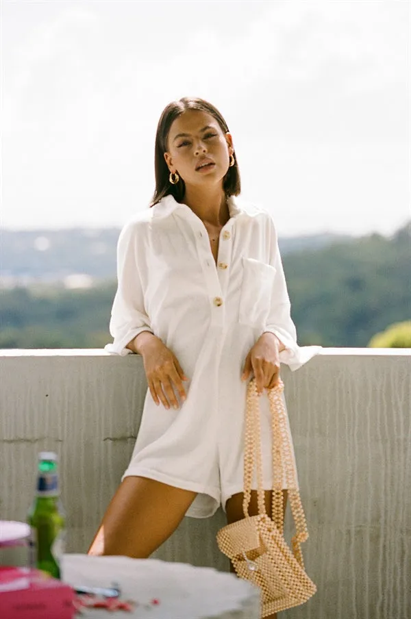 Milena Playsuit - White sold by Sabo Skirt product image thumbnail 2