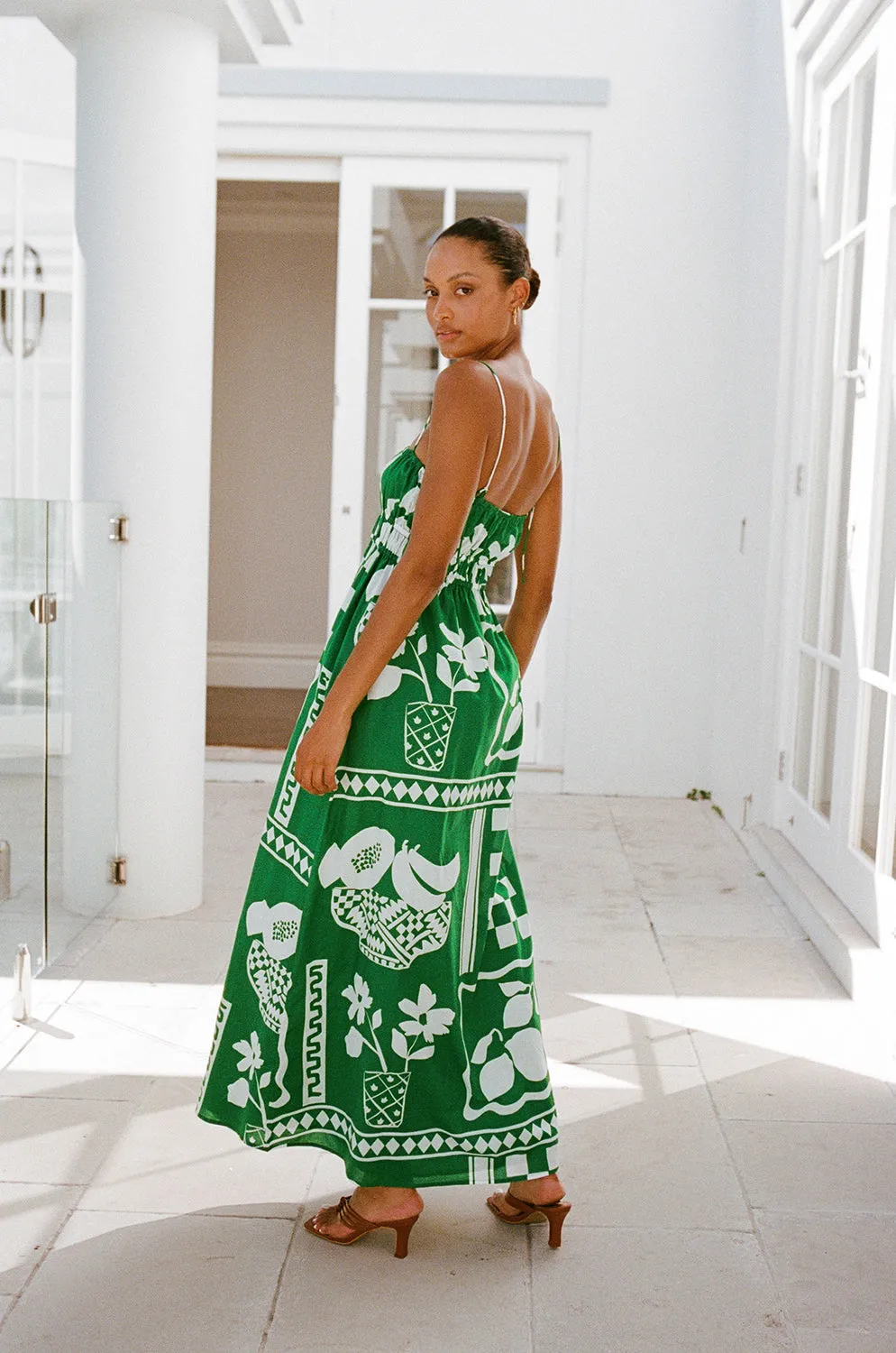 SAMPLE-Maia Dress - Lemoni Green sold by Sabo Skirt product image thumbnail 4