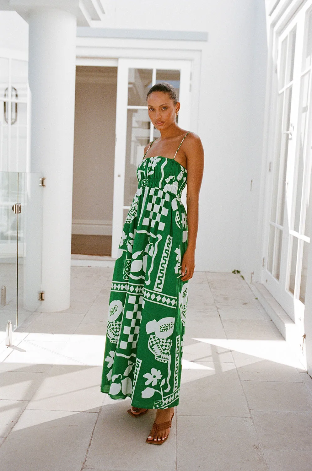 SAMPLE-Maia Dress - Lemoni Green sold by Sabo Skirt product image thumbnail 3