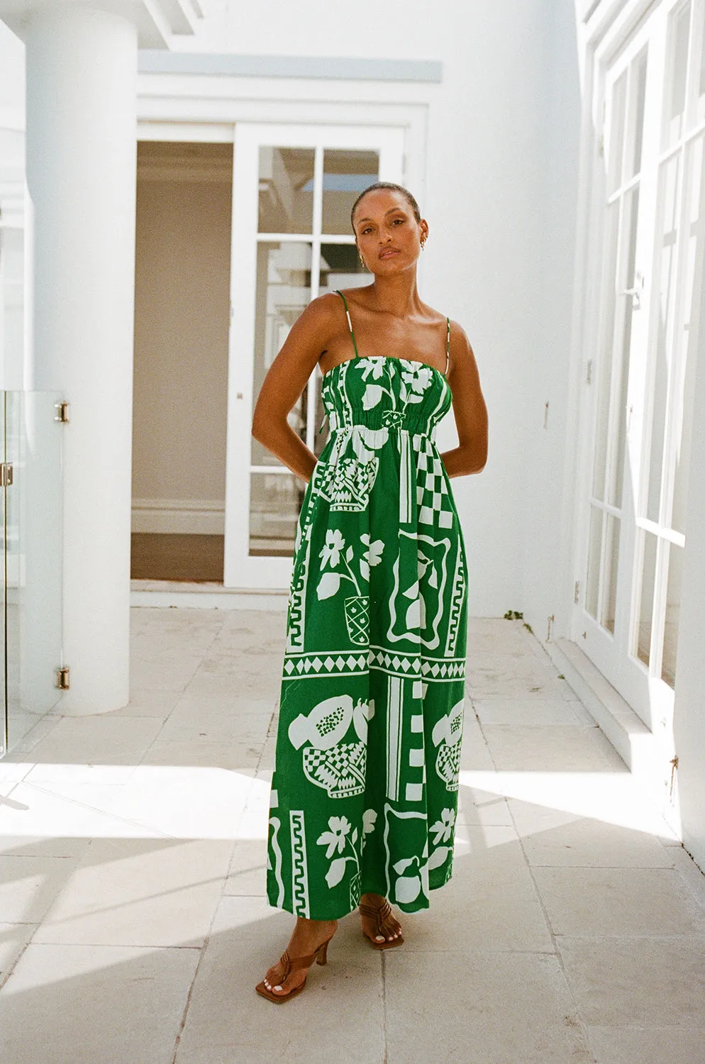 SAMPLE-Maia Dress - Lemoni Green sold by Sabo Skirt product image thumbnail 2