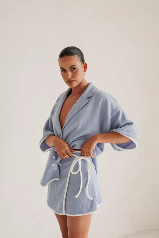 Nari Skirt - Blue sold by Sabo Skirt