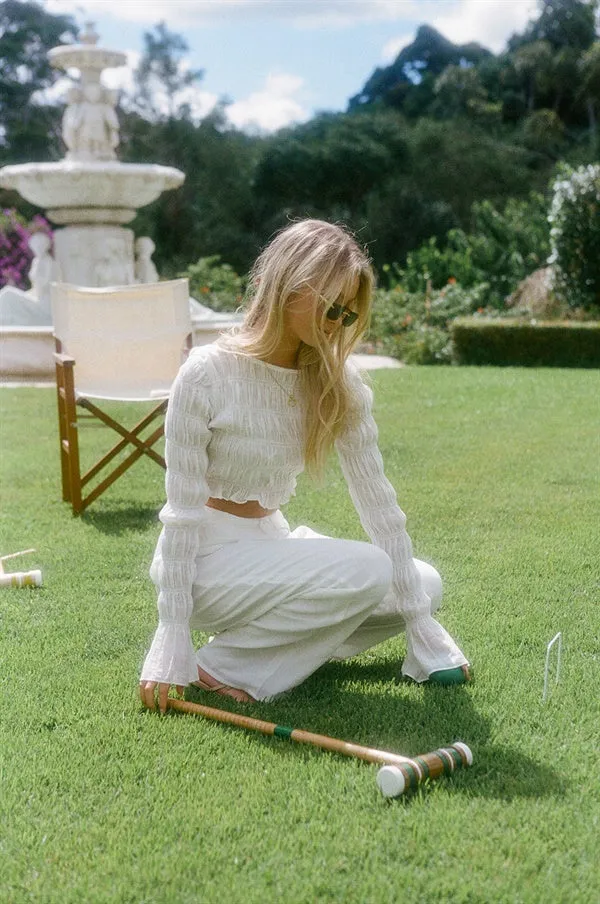 SAMPLE-Coconut Scrunch Top sold by Sabo Skirt product image thumbnail 4