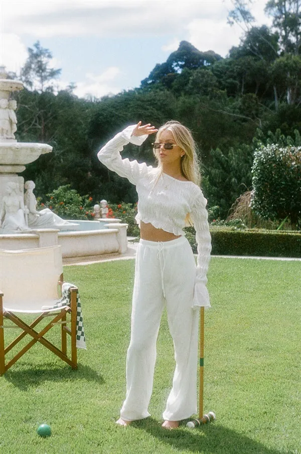 SAMPLE-Coconut Scrunch Top sold by Sabo Skirt product image thumbnail 5