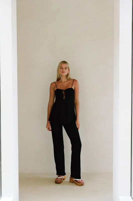 Ashton Jumpsuit - Black sold by Sabo Skirt